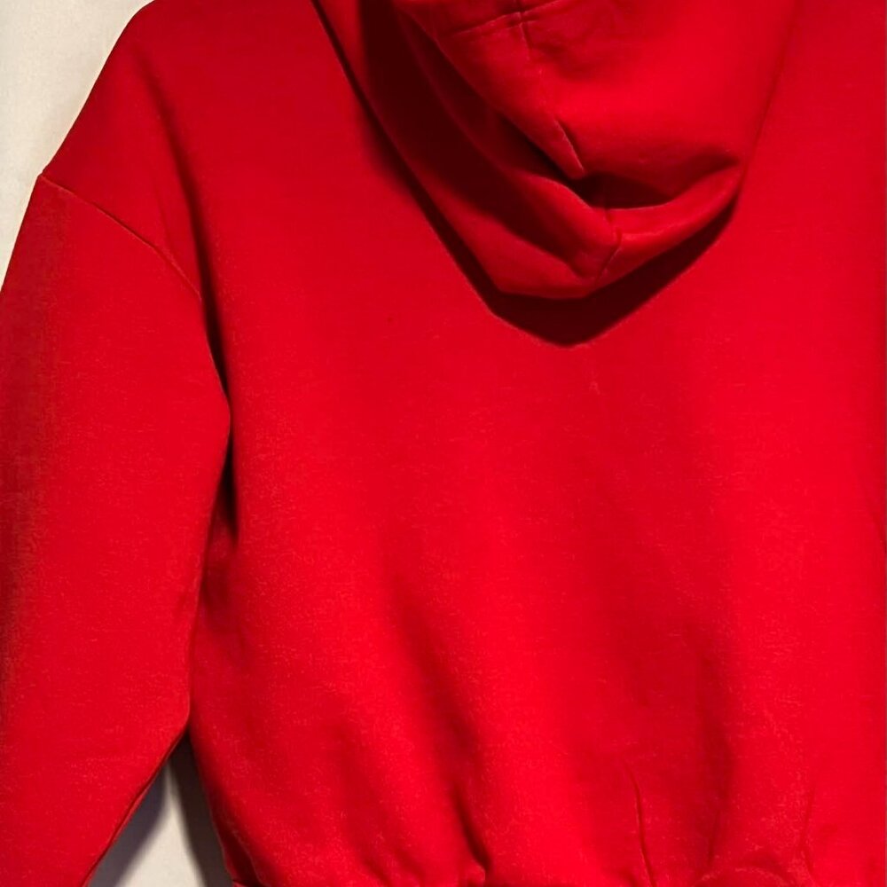 Coca-Cola Polar Bear Cropped Red Hoodie Size XS - Picture 9 of 11